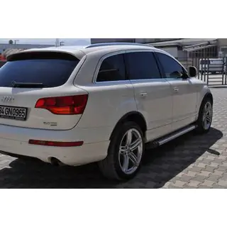 Боковые пороги Allmond Grey (2 шт., алюминий)