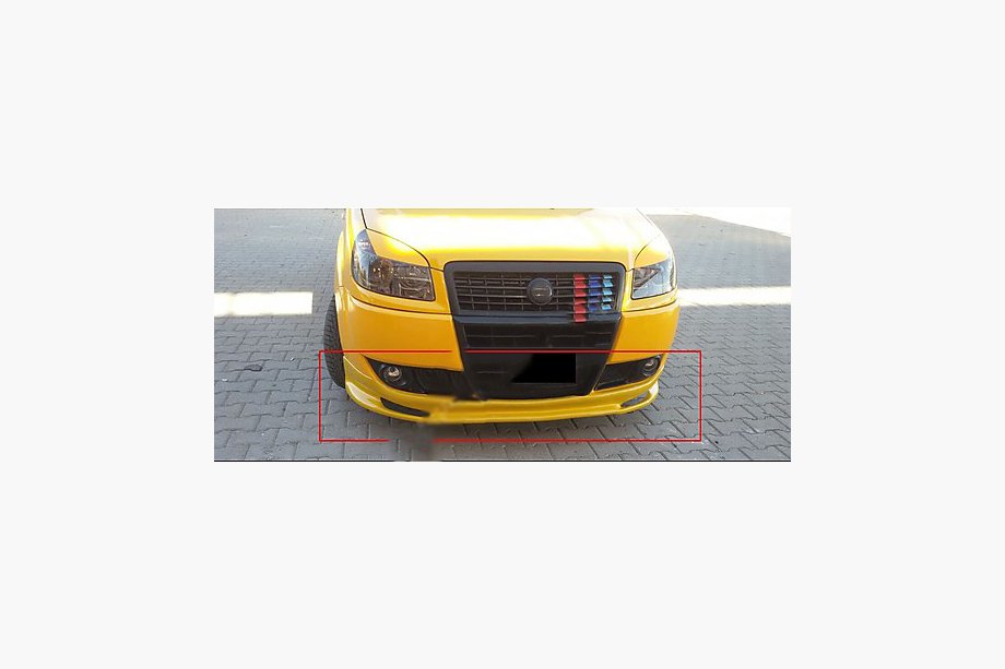 Fiat Doblo I 2005-2010 гг. Передняя нижняя накладка (под покраску) Image