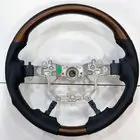 Toyota Land Cruiser 200 2007-2021 гг. Обод рулевого колеса только (Anatomico, светлое дерево) фото 1