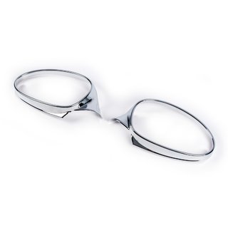 Хромированные Накладки на Зеркала 2005-2008 (2 шт, ABS) BMW 3 серия E90/E91 2005-2011 гг. фото 2