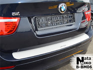 BMW X6 E71 2008–2014 гг. Накладка на задний бампер Natanika (нержавейка) фото 1