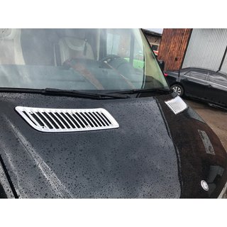 Накладка на охлаждение (2 шт., ABS) Mercedes Sprinter W906 2006–2018 гг. фото 3