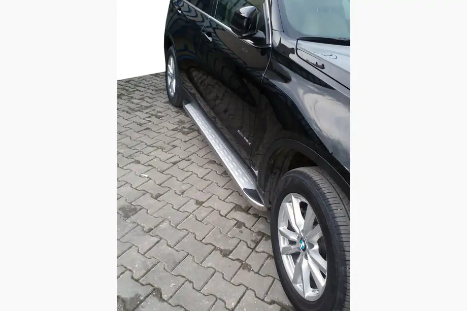 BMW X5 E70 2007-2013 гг. Боковые Подножки MsLine Omsa (2 шт, Алюминий) Image