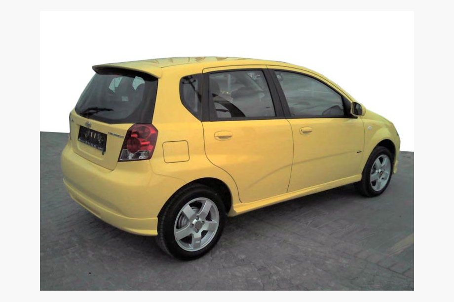 Chevrolet Aveo T200 2002-2008 гг. Боковые пороги (грунтованные под покраску) Image