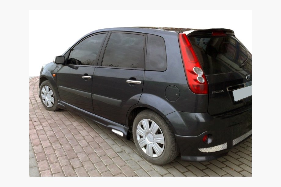 Ford Fiesta 2002-2008 гг. Боковые Пороги 2005-2008 (грунтованные под покраску) Фото 1