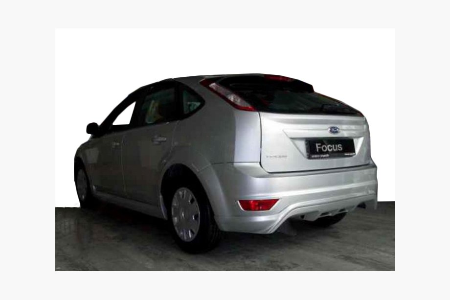 Ford Focus II 2005-2008 гг. Накладка на задний бампер HB (грунт под покраску) Image