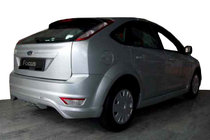 Ford Focus II 2008-2011 гг. Накладка на задний бампер Sedan (грунт под покраску) фото 1