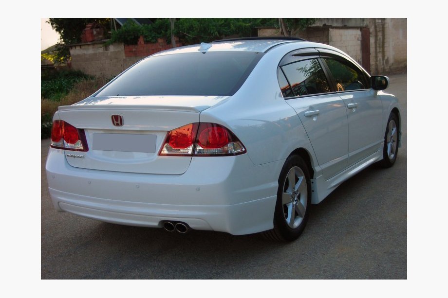 Honda Civic Sedan VIII 2006-2011 гг. Спойлер Kalin (грунтованный под покраску) Фото 1