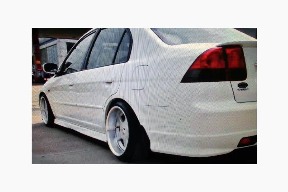Honda Civic Sedan VII 2001-2006 гг. Боковые пороги (грунтованные под покраску) Image