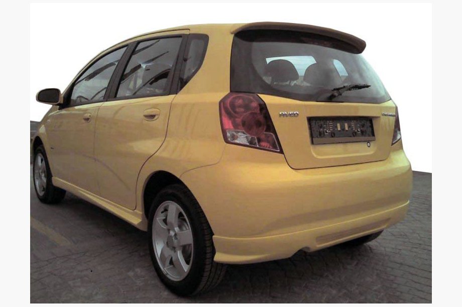 Chevrolet Aveo T200 2002-2008 гг. Спойлер (под покраску) Image
