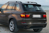 BMW X5 E70 2007-2013 гг. Накладка на багажник нержавейка Carmos - Турецкая сталь фото 1