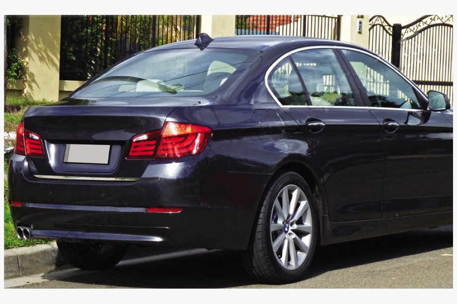 BMW 5 серия F10/F11 2010–2016 гг. Накладка на багажник (SD) нержавейка Image
