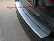 BMW X6 E71 2008–2014 гг. Накладка на задний бампер с загибом Natanika (нержавейка) фото 1