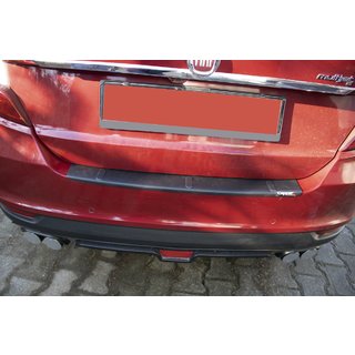 Накладка на Задний Бампер EuroCap (Sedan, ABS) Fiat Tipo 2016- гг. фото 1