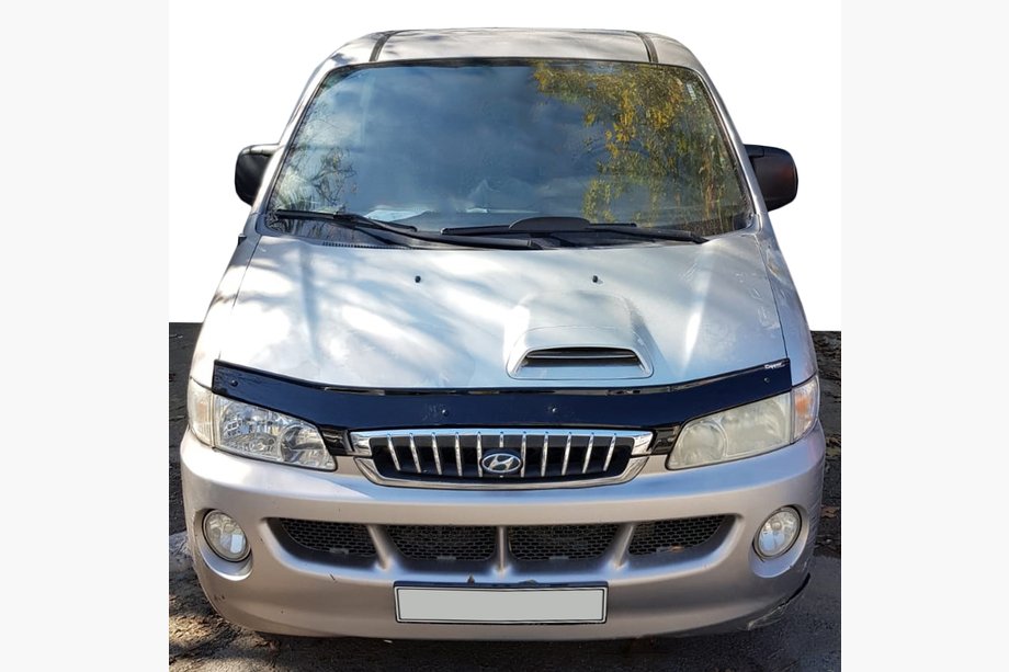 Hyundai H200, H1, Starex 1998-2007 гг. Дефлектор капота (EuroCap) Image