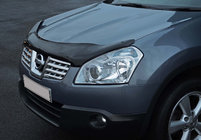Nissan Qashqai 2007-2010 гг. Дефлектор капота (EuroCap) фото 5