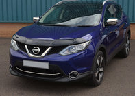 Nissan Qashqai 2014-2021 гг. Дефлектор капота EuroCap (2014-2017) фото 1