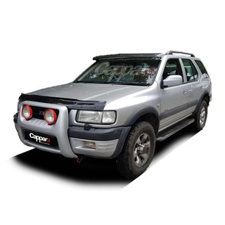 Козырек на лобовое стекло (черный глянец, 5мм) Opel Frontera 1991-1998 гг. фото 1