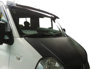Nissan Interstar 2002-2010 гг. Козырек на лобовое стекло V1 (черный глянец, 5мм) фото 1