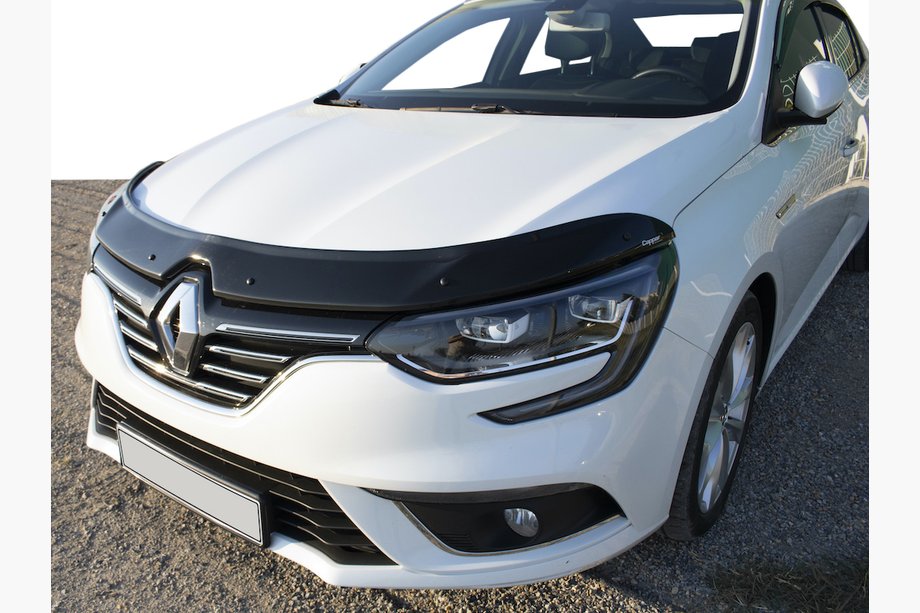Renault Megane IV 2016-2025 гг. Дефлектор капота (EuroCap) Image