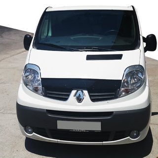 Дефлектор капота короткий (EuroCap) Renault Trafic 2001–2015 гг. фото 1
