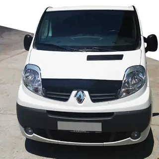Дефлектор капота короткий (EuroCap) Opel Vivaro 2001–2015 гг. фото 1