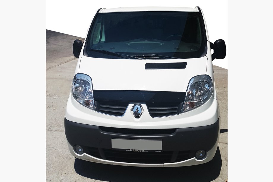 Renault Trafic 2001–2015 гг. Дефлектор капота короткий (EuroCap) Image