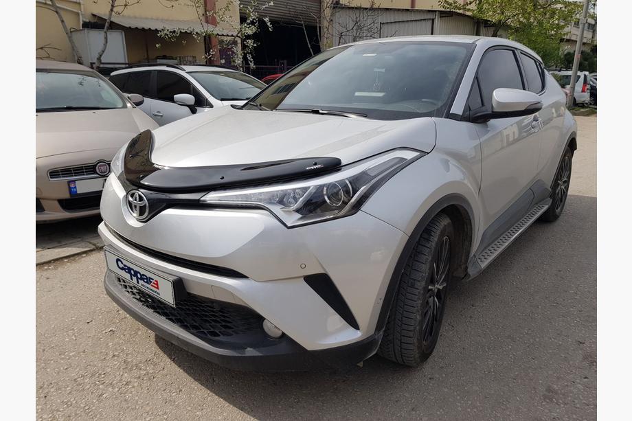 Toyota C-HR 2016-2023 гг. Дефлектор капота (EuroCap) Image