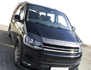 Volkswagen T6 2015-2024 гг. Дефлектор капота карбон лук (EuroCap) фото 1