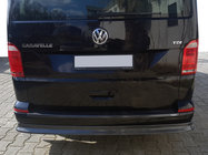 Volkswagen T6 2015-2024 гг. Задний лип спойлер под карбон (ABS) фото 1