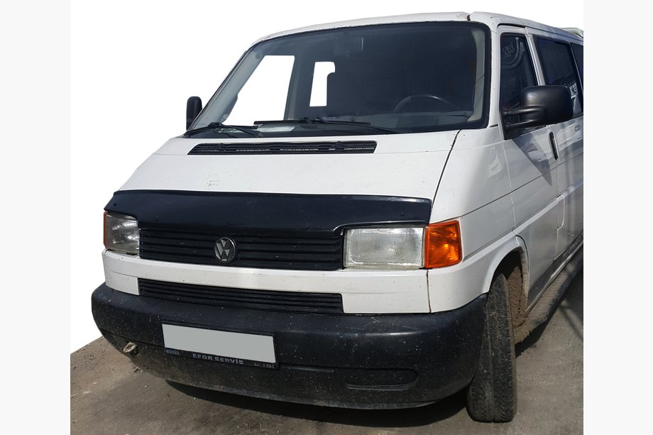 Volkswagen T4 Transporter 1990-2003 гг. Дефлектор капота (прямые фары) (EuroCap V2) Image