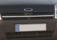 Ford Connect 2002–2006 гг. Хром накладка на решетку радиатора (1 шт., нерж. сталь) OmsaLine - Итальянская Нержавейка фото 1