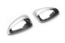 Seat Leon 2005-2012 гг. Накладки на зеркала (2005-2010, 2 шт., нерж.) Carmos - Турецкая Нержавеющая Сталь фото 2