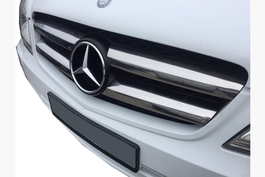 Mercedes Vito W639 2004-2014 гг. Накладки на решетку 2010-2015 Нержавеющая сталь Carmos - Турецкая Нержавеющая Сталь Image