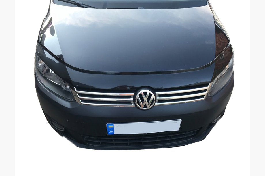 Volkswagen Caddy 2010-2015 гг. Хром Накладки на Решетку (2 шт, Нержавейка) Carmos - Турецкая Нержавеющая Сталь Фото 4