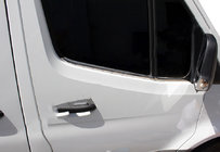 Mercedes Sprinter W907/W910 2018- гг. Хромированные Окантовки Окон (4 шт) фото 1