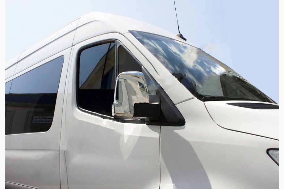 Mercedes Sprinter W907/W910 2018- гг. Накладки на Зеркала (2 шт., Нержавейка) Image