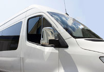 Mercedes Sprinter W907/W910 2018- гг. Накладки на Зеркала (2 шт., Нержавейка) фото 1