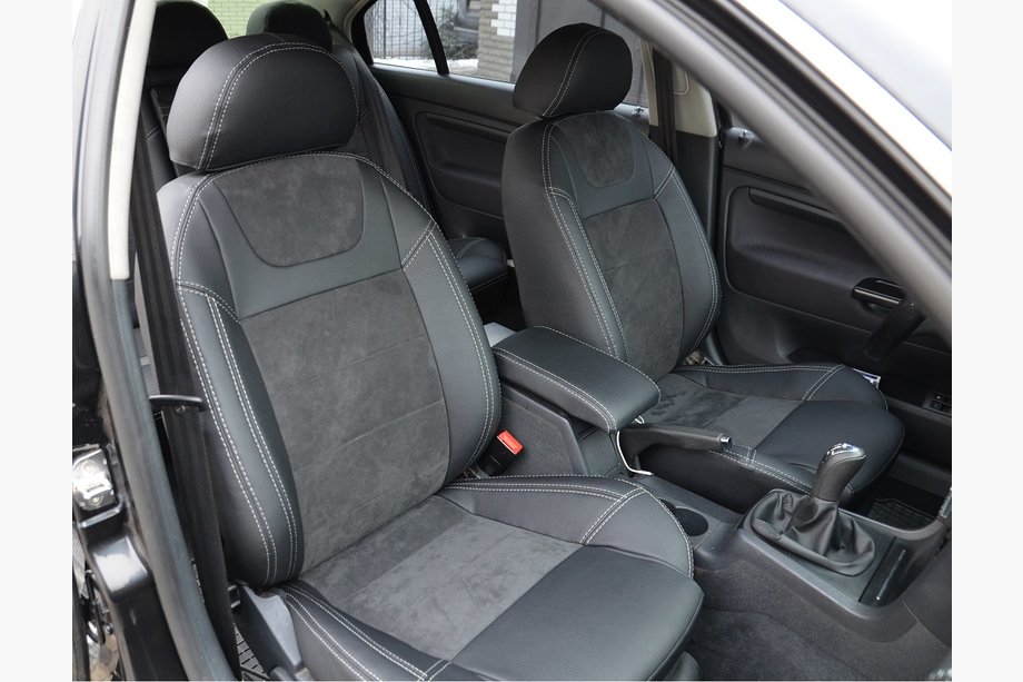 Skoda Superb 2001-2009 гг. Авточехлы SoyuzAuto Стиль Кожа Image