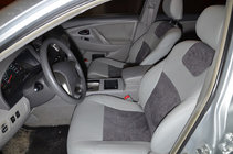 Toyota Camry 2006-2011 гг. Авточехлы (Эко-кожа ↗ Замена Алькантары, Elite) фото 6