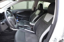 Toyota Corolla 2007-2013 гг. Оригинальные чехлы SoyuzAuto Leather Style фото 1