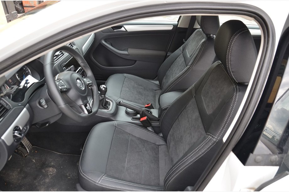 Volkswagen Jetta 2011-2018 гг. Авточехлы SoyuzAuto Leather-Style Image