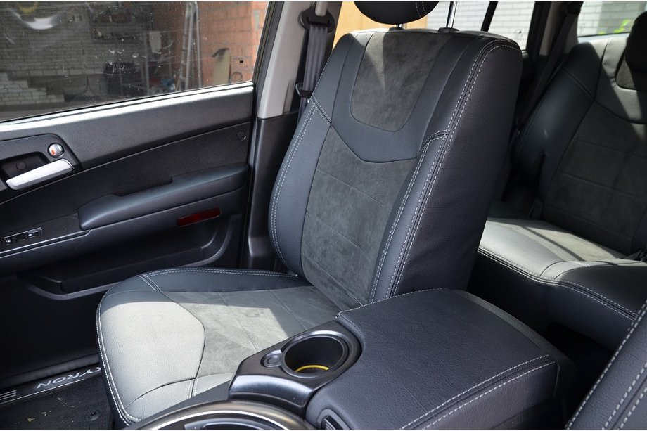 SsangYong Kyron 2005-2014 гг. Авточехлы SoyuzAuto Leather Style Image