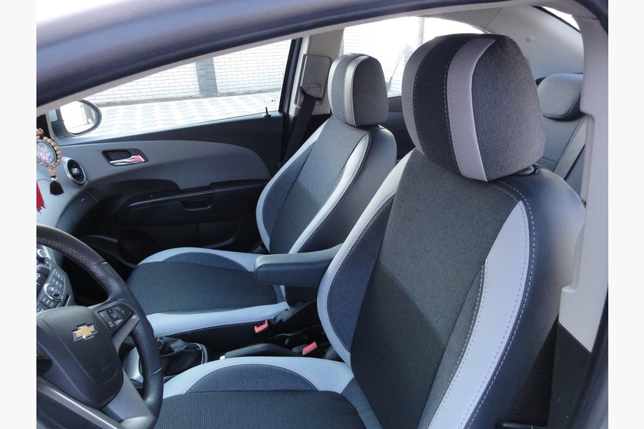 Chevrolet Aveo T300 2011-2020 гг. Новинка! Авточехлы SoyuzAuto Premium Image