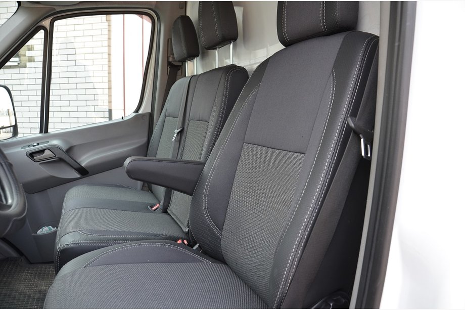 Volkswagen Crafter 2006-2016 гг. Авточехлы (Эко-кожа↗Ткань, Premium) Фото 2