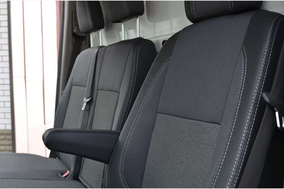 Volkswagen Crafter 2006-2016 гг. Авточехлы (Эко-кожа↗Ткань, Premium) Фото 4