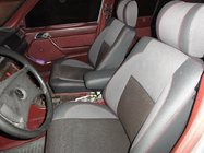 Mercedes E-class W124 1984–1997 гг. Авточехлы (Эко-кожа↗Ткань, Premium) фото 1