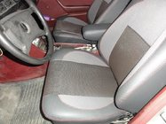 Mercedes E-class W124 1984–1997 гг. Авточехлы (Эко-кожа↗Ткань, Premium) фото 2