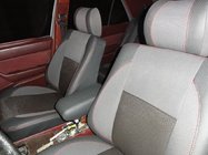 Mercedes E-class W124 1984–1997 гг. Авточехлы (Эко-кожа↗Ткань, Premium) фото 3