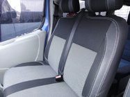 Opel Vivaro 2001–2015 гг. Авточехлы (кожзам и ткань, Premium) Передние сиденья 2+1 и салон фото 6